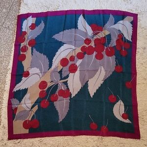 Grès Paris Pink and Gray Silk Scarf